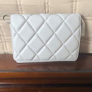 H&M White Quilted Crossbody Bag